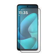 2-Pack Motorola Moto G57 Power Screenprotectors - MobyDefend Screensavers Met Zwarte Randen - Gehard Glas 