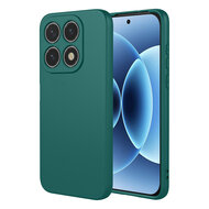 Xiaomi 17 Hoesje - MobyDefend Matte Siliconen Backcover - Groen