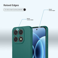 Xiaomi 17 Hoesje - MobyDefend Matte Siliconen Backcover - Groen