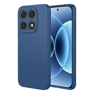 Xiaomi 17 Hoesje - MobyDefend Matte Siliconen Backcover - Blauw