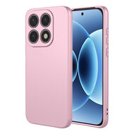 Xiaomi 17 Hoesje - MobyDefend Matte Siliconen Backcover - Licht Roze