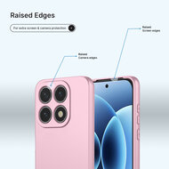 Xiaomi 17 Hoesje - MobyDefend Matte Siliconen Backcover - Licht Roze