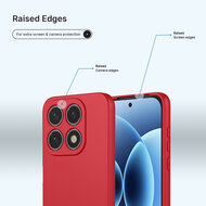 Xiaomi 17 Hoesje - MobyDefend Matte Siliconen Backcover - Framboosrood