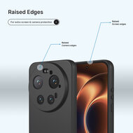 Xiaomi 17 Ultra Hoesje - MobyDefend Matte Siliconen Backcover - Zwart
