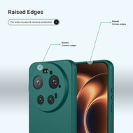 Xiaomi 17 Ultra Hoesje - MobyDefend Matte Siliconen Backcover - Groen