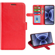 Xiaomi 17 Hoesje - MobyDefend Wallet Book Case (Sluiting Achterkant) - Rood