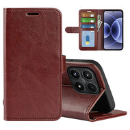 Xiaomi 17 Hoesje - MobyDefend Wallet Book Case (Sluiting Achterkant) - Bruin