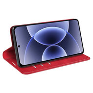 Xiaomi 17 Hoesje - MobyDefend Luxe Wallet Bookcase (Magnetische Sluiting) - Rood