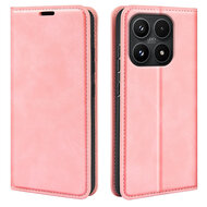 Xiaomi 17 Hoesje - MobyDefend Luxe Wallet Bookcase (Magnetische Sluiting) - Roze