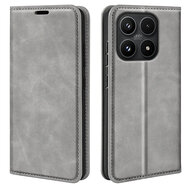 Xiaomi 17 Hoesje - MobyDefend Luxe Wallet Bookcase (Magnetische Sluiting) - Grijs