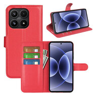Xiaomi 17 Hoesje - MobyDefend Kunstleren Wallet Book Case (Sluiting Voorkant) - Rood