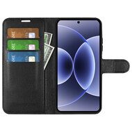 Xiaomi 17 Hoesje - MobyDefend Kunstleren Wallet Book Case (Sluiting Voorkant) - Zwart