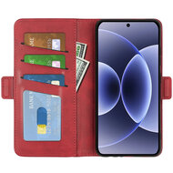 Xiaomi 17 Hoesje - MobyDefend Luxe Wallet Book Case (Sluiting Zijkant) - Rood