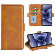 Xiaomi 17 Hoesje - MobyDefend Luxe Wallet Book Case (Sluiting Zijkant) - Lichtbruin
