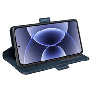 Xiaomi 17 Hoesje - MobyDefend Luxe Wallet Book Case (Sluiting Zijkant) - Blauw