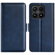 Xiaomi 17 Hoesje - MobyDefend Luxe Wallet Book Case (Sluiting Zijkant) - Blauw