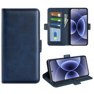 Xiaomi 17 Hoesje - MobyDefend Luxe Wallet Book Case (Sluiting Zijkant) - Blauw