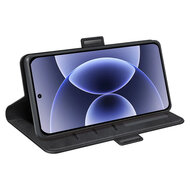 Xiaomi 17 Hoesje - MobyDefend Luxe Wallet Book Case (Sluiting Zijkant) - Zwart
