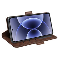 Xiaomi 17 Hoesje - MobyDefend Luxe Wallet Book Case (Sluiting Zijkant) - Bruin