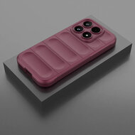 Xiaomi 17 Hoesje - MobyDefend TPU Gripcase - Donkerpaars