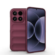 Xiaomi 17 Hoesje - MobyDefend TPU Gripcase - Donkerpaars