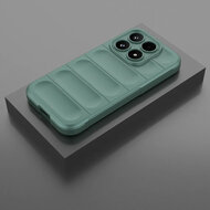 Xiaomi 17 Hoesje - MobyDefend TPU Gripcase - Groen