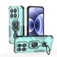 Xiaomi 17 Hoesje - MobyDefend Dubbelgelaagde Pantsercase Met Standaard - Turquoise