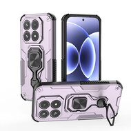 Xiaomi 17 Hoesje - MobyDefend Dubbelgelaagde Pantsercase Met Standaard - Roze