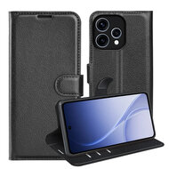 Oppo Reno15 Hoesje - MobyDefend Kunstleren Wallet Book Case (Sluiting Voorkant) - Zwart