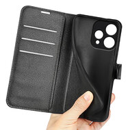 Oppo Reno15 Hoesje - MobyDefend Kunstleren Wallet Book Case (Sluiting Voorkant) - Zwart