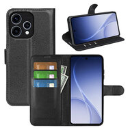 Oppo Reno15 Hoesje - MobyDefend Kunstleren Wallet Book Case (Sluiting Voorkant) - Zwart
