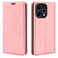 Oppo Reno15 Hoesje - MobyDefend Luxe Wallet Bookcase (Magnetische Sluiting) - Roze