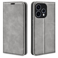 Oppo Reno15 Hoesje - MobyDefend Luxe Wallet Bookcase (Magnetische Sluiting) - Grijs
