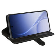 Oppo Reno15 Hoesje - MobyDefend Wallet Book Case (Sluiting Achterkant) - Zwart