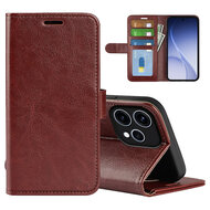 Oppo Reno15 Hoesje - MobyDefend Wallet Book Case (Sluiting Achterkant) - Bruin