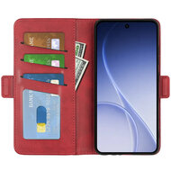 Oppo Reno15 Hoesje - MobyDefend Luxe Wallet Book Case (Sluiting Zijkant) - Rood