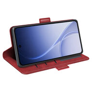Oppo Reno15 Hoesje - MobyDefend Luxe Wallet Book Case (Sluiting Zijkant) - Rood