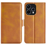 Oppo Reno15 Hoesje - MobyDefend Luxe Wallet Book Case (Sluiting Zijkant) - Lichtbruin