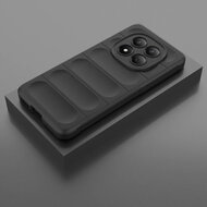 Xiaomi Redmi Note 15 Pro 4G Hoesje - MobyDefend TPU Gripcase - Zwart