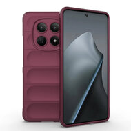 Xiaomi Redmi Note 15 4G Hoesje - MobyDefend TPU Gripcase - Donkerpaars