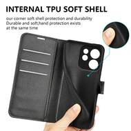 Oppo Reno15 F / Oppo Reno15 FS Hoesje - MobyDefend Kunstleren Wallet Book Case (Sluiting Voorkant) - Bruin