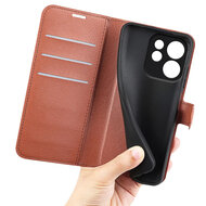 Oppo Reno15 F / Oppo Reno15 FS Hoesje - MobyDefend Kunstleren Wallet Book Case (Sluiting Voorkant) - Bruin
