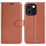 Oppo Reno15 F / Oppo Reno15 FS Hoesje - MobyDefend Kunstleren Wallet Book Case (Sluiting Voorkant) - Bruin