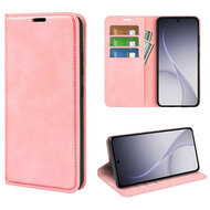 Oppo Reno15 F / Oppo Reno15 FS Hoesje - MobyDefend Luxe Wallet Bookcase (Magnetische Sluiting) - Roze