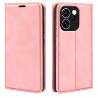Oppo Reno15 F / Oppo Reno15 FS Hoesje - MobyDefend Luxe Wallet Bookcase (Magnetische Sluiting) - Roze
