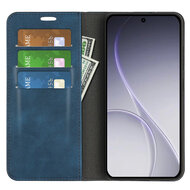 Oppo Reno15 F / Oppo Reno15 FS Hoesje - MobyDefend Luxe Wallet Bookcase (Magnetische Sluiting) - Blauw