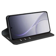 Oppo Reno15 F / Oppo Reno15 FS Hoesje - MobyDefend Luxe Wallet Bookcase (Magnetische Sluiting) - Zwart