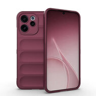 Oppo Reno15 F / Oppo Reno15 FS Hoesje - MobyDefend TPU Gripcase - Donkerpaars