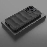 Oppo Reno15 F / Oppo Reno15 FS Hoesje - MobyDefend TPU Gripcase - Zwart