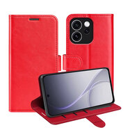 Oppo Reno15 F / Oppo Reno15 FS Hoesje - MobyDefend Wallet Book Case (Sluiting Achterkant) - Rood
